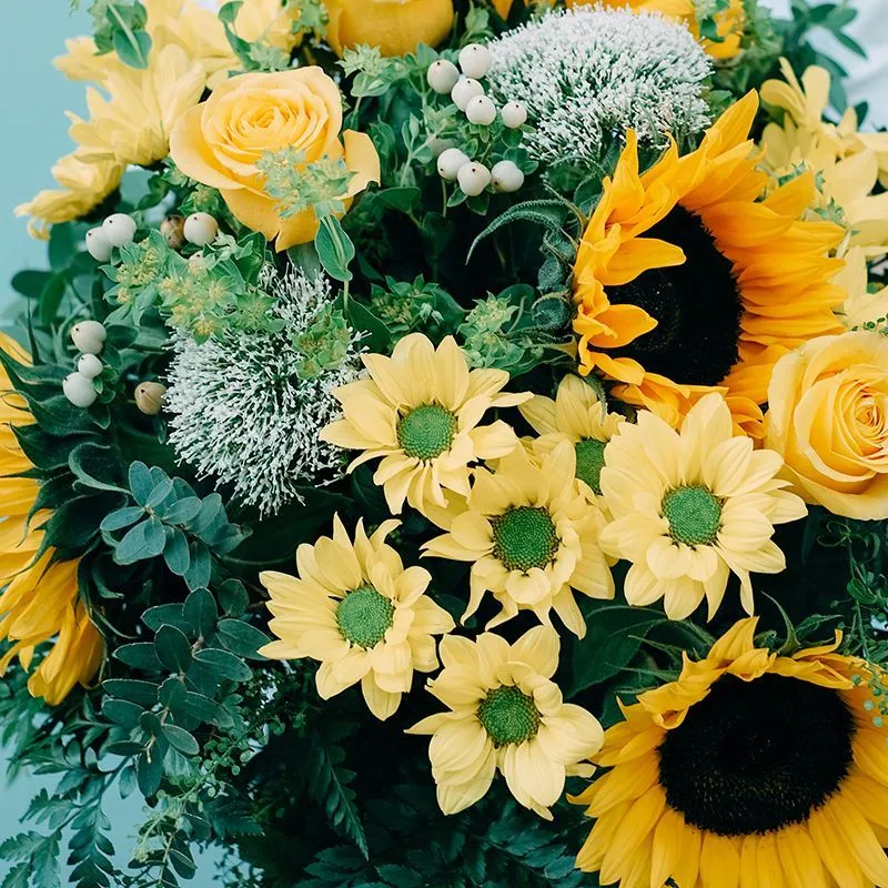 Ramo de Girasoles y Margaritas | Floristería Bourguignon